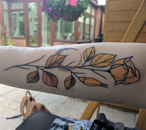 autumn rose tattoo